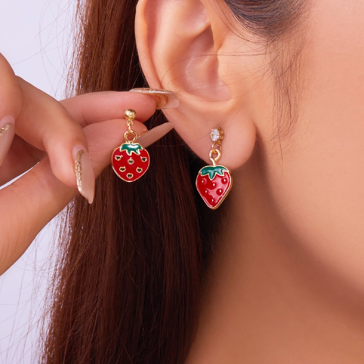 ?undziny (Strawberry) Earrings