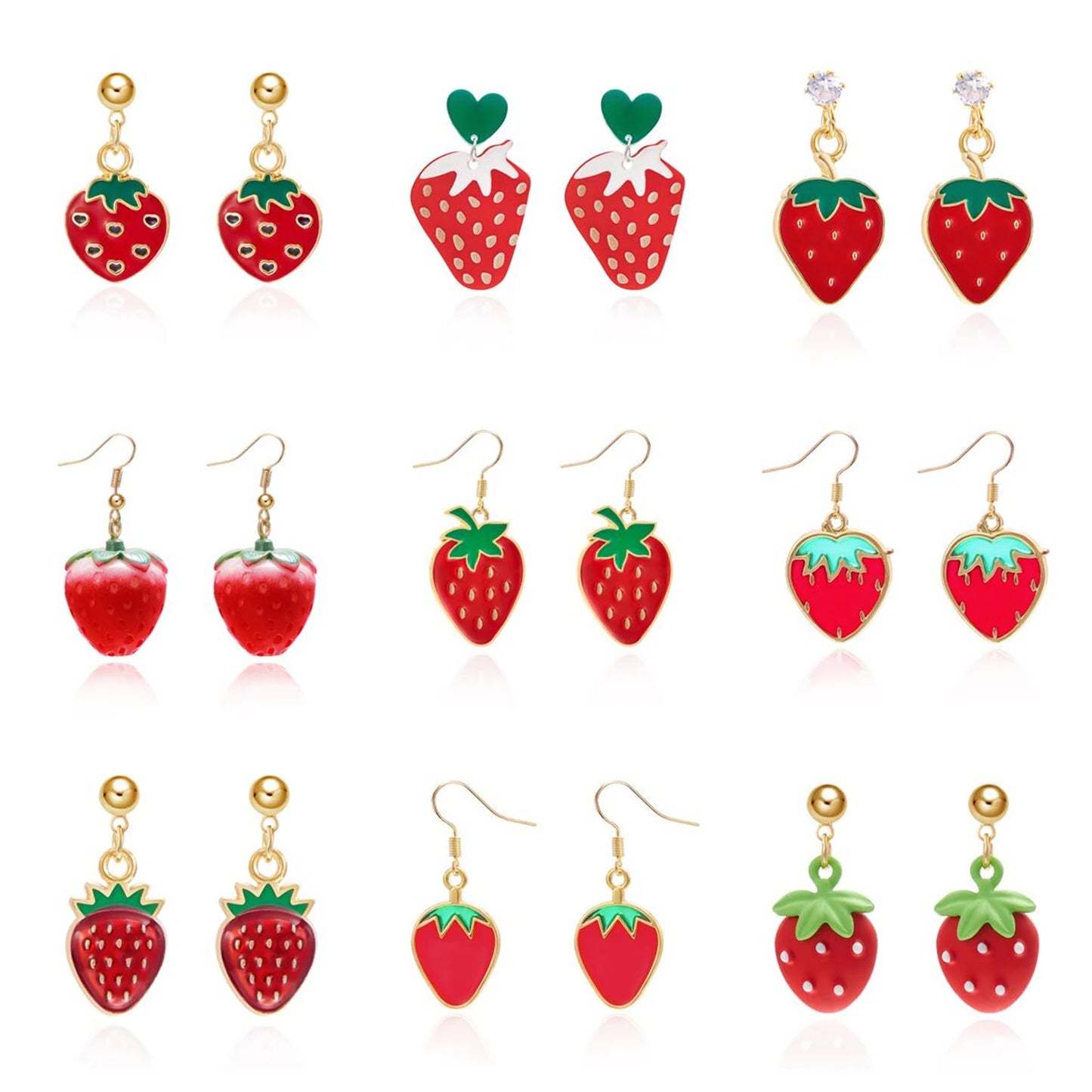 ?undziny (Strawberry) Earrings