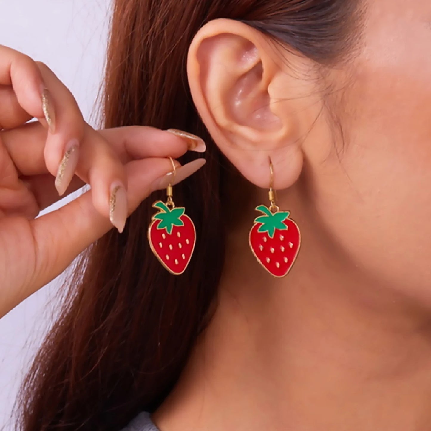 ?undziny (Strawberry) Earrings