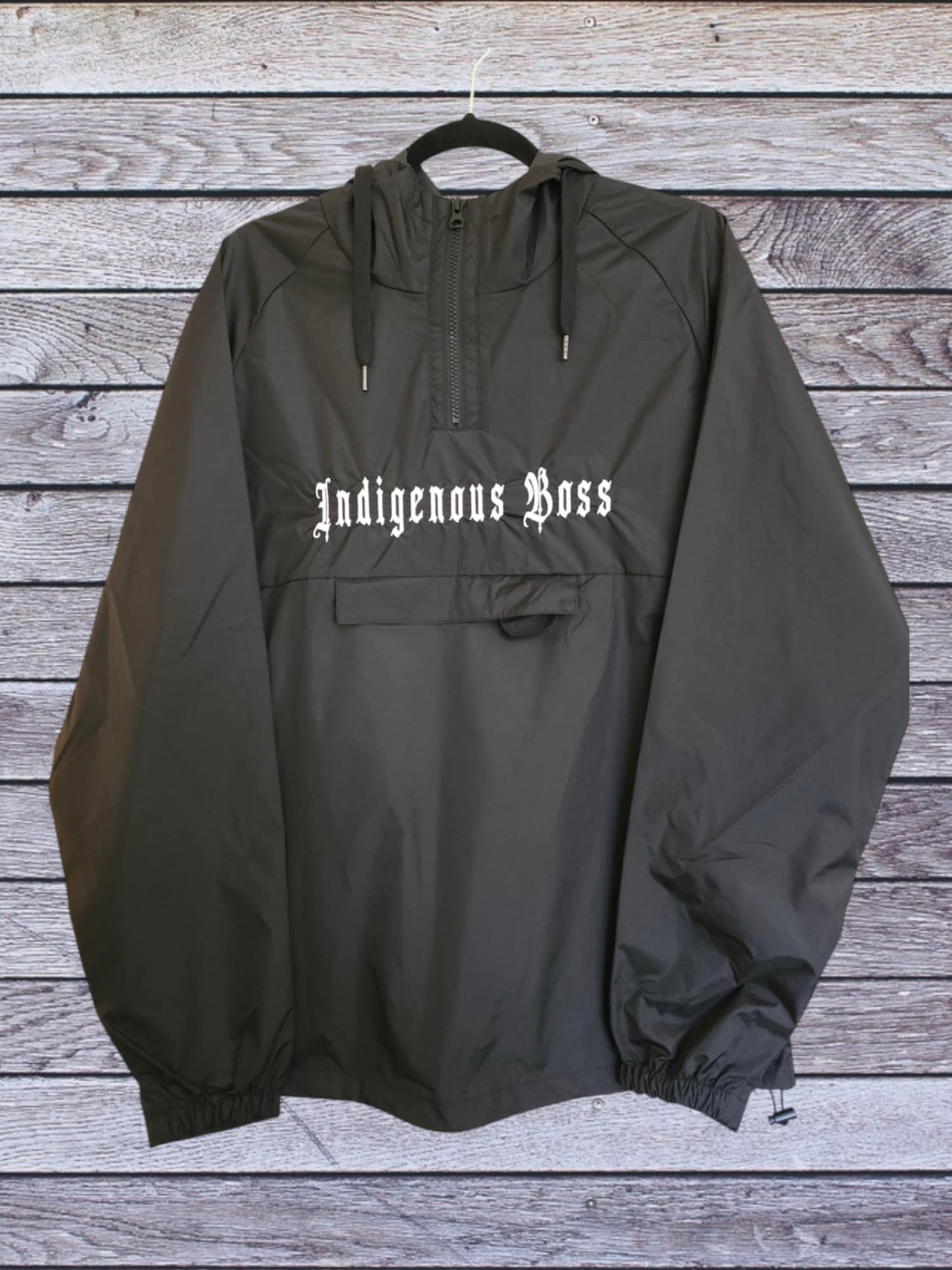Genderless Windbreaker Pullover Hoodie