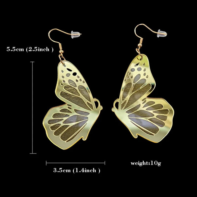 t'askal (Butterfly) Wing Shaped Earrings