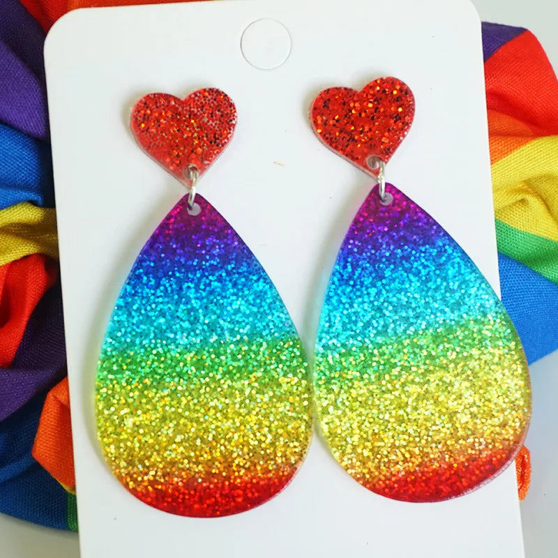 Rainbow Pride Month Earrings