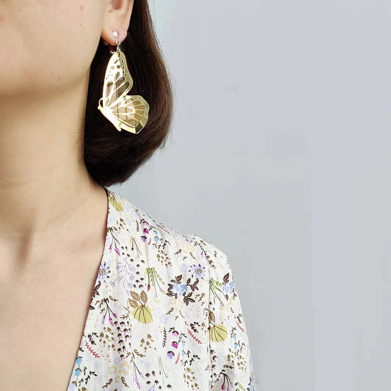 t'askal (Butterfly) Wing Shaped Earrings